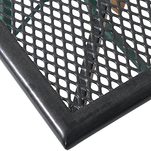 greemotion Hanging Balcony Table, 60 x 40 x 56 cm, Plastic-coated Steel Height Adjustable Wall Folding Table, Weather-resistant, Anthracite-grey