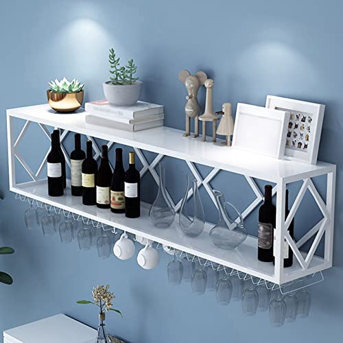 KEppd Wine Rack Wall Mounted Wine Rack, Free Standing Wine Storage, Rack Tabletop Wine Rack, Wine Display Rack for Countertop Home Kitchen Pantry