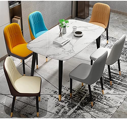 dining chair Dining Chairs Set - Corner Kitchen Counter Chairs, Kitchen Dining Room Chairs Set of 2 Modern PU Water Proof Leather High Back Soft