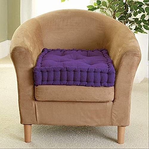 ASDF Garden Furniture Pad, Outdoor/indoor Water Thicken 2 Seater Bench And Patio Furniture Pad Cushion 55x55cm yellow-4