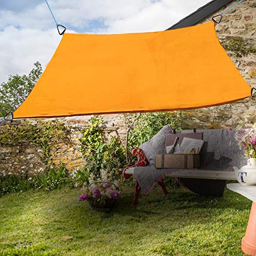 Greenbay Anti-UV Anti-UV Sun Shade Sail Outdoor Garden Patio Party Sunscreen Canopy Square Cream 4x4m