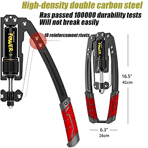 OBALY Twister Arm Exerciser - Adjustable 22-440lbs Hydraulic Power/Home Chest Expander/Shoulder Muscle Training Fitness Equipment/Arm Enhanced Ex