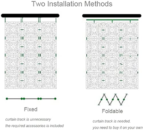 KEIBIKEIDI Hanging Room Divider Screens Made of Environmentally PVC,Simple and Modern White Hanging Panel Screen for Decoration Home, Livingroom,