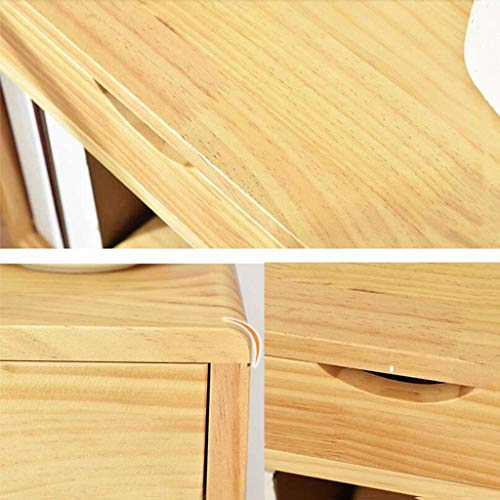 JYDQM Nightstand with 2 Drawers,Bedside Furniture Table Dresser for Home, Office, College Dorm