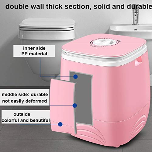 XIAOJUN Electric Mini Clothes Washing Machine Top Loading Semi-automatic 2.0kg Garment Washer+1.5kg Dryer Single Tub Cloth Drying (Color : A)