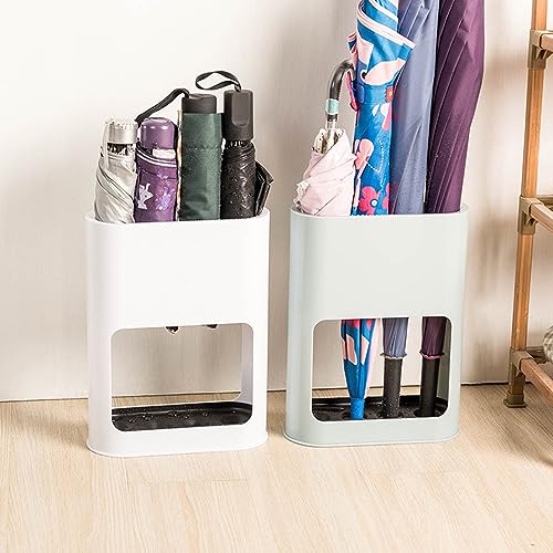 Primst Umbrella Stand Holder, Umbrella Rack with Removable Drip Tray Small Umbrella Rack Space Saving Organizer for Entryway Home Office Decor (G