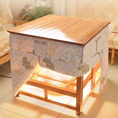 N/A Solid wood Folding table Garden Tables dining table Home Double Square Solid Wood Dining Table Multi-function Grilled Fire Rack