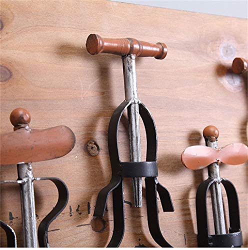 EYLINK Wine Racks,Wine Rack Wall Bracket Metal 6 Bottles | Loft Wall Shelf Rack Wall Rack | Wine Bottle Rack | Cube Wine Cabinet Retro Industrial