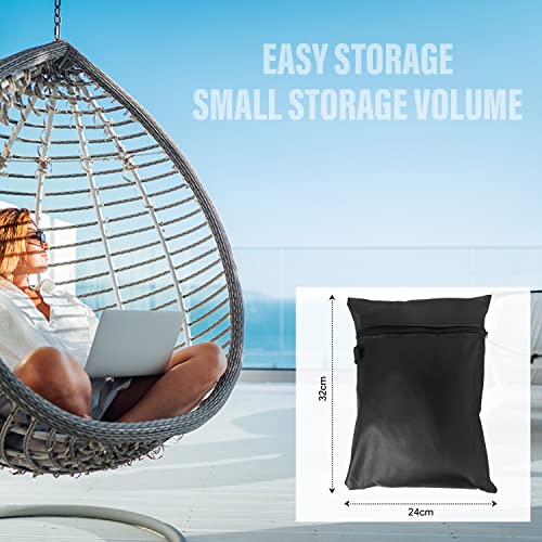 Estefanlo Egg Chair Cover Waterproof Heavy Duty Hanging Egg Chair Covers
