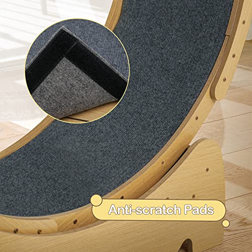 Petour 42.5 Inch Cat Exercise Wheel for Indoor Cats, Cat Treadmill Exerciser for Fitness