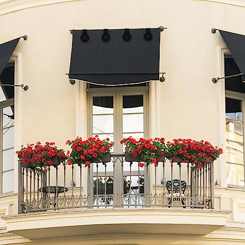 Grevosea 20 Pieces Shade Cloth Plastic Clips Sun Shade Clips Shade Cloth Heavy Duty Lock Grip Round Shade Netting Clips for Outdoor Garden Sun Sh