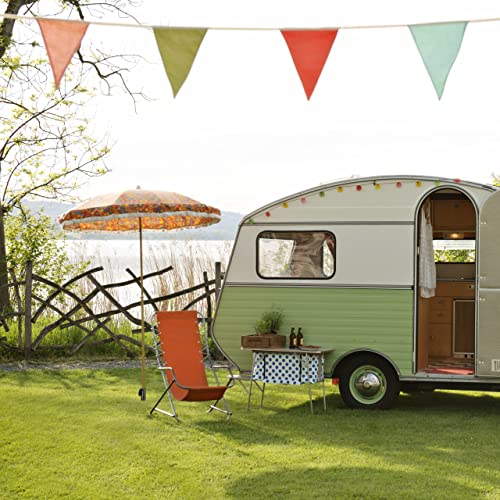 Relaxdays Parasol Anchor, Ground Spike, Screw in, Adapter, 32-50 mm, Plastic, Sunshade, Umbrella, Holder, Secure, Plant