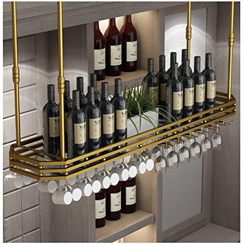 Ndustrial Retro Stylish Simplicity Wine Rack Stylish Simplicity Down Simple Display Storage Goblet Glass Holder Height Adjustable Restaurant Kitc