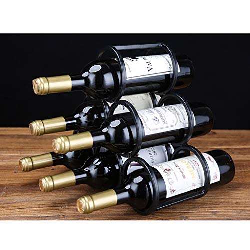 NEOCHY Wine Rack Household Iron Living Room Wine Cabinet Decoration Rack European Wine Display Rack