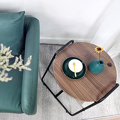 JYDQM Living Room Sofa Bedside Light Corner Tea Table Small House Rack Solid Wood Table