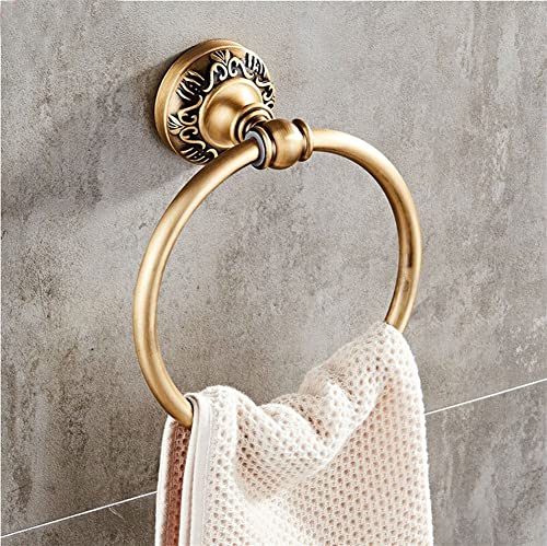 HIGOH Towel Racks,Bath Towel Holder,Bathroom Hand Towel,Antique Towel Towel Rack Towel,European Retro Bathroom Towel Hanger Wall Mount Bathroom H