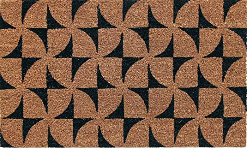 Coco&Coir Door Mat | Non-Slip | Thick Coir | Premium Quality | Rubber Backed | Eco-Friendly | Indoor | Outdoor | Heavy Duty | Bird Series | Bat D