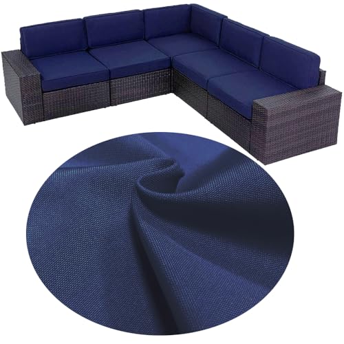 FLYMEI Patio Cushion Covers, Water Resistant Outdoor Cushion Cover Replacement, Patio Sofa Cushion Covers Only Outdoor Couch Cushion Covers (22''