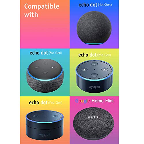 Dekodots Smart Speaker Table Stand (Hedgehog) - Decorative Holder for Amazon Echo Dot or Google Home Mini - Portable Design, No Sound or Micropho