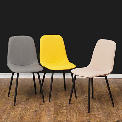 dining chair Kitchen Dining Room Furniture Chairs Faux Matte Suede Leather Dining Chairs For Living Room Terrace Office Kitchen Lounging (Color :