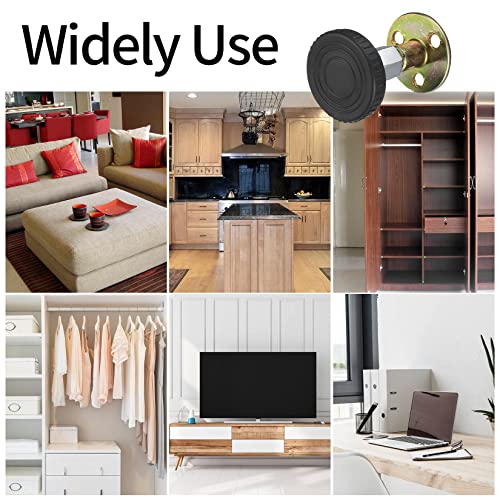 XxinXrong 2 Pcs Headboard Stoppers, 84-110mm Adjustable Threaded Bed Frame Anti-Shake Tool, Bed Wall Headboard Stoppers, Anti-Shake Prevent Rocki