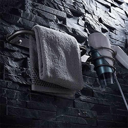 N/A Towel Rack, Towel Rail Bathroom Shelf Bar Kitchen Hanger Bathroom Stainless Steel Punch Free Seamless Bathroom Towel Hook Pole Hanging