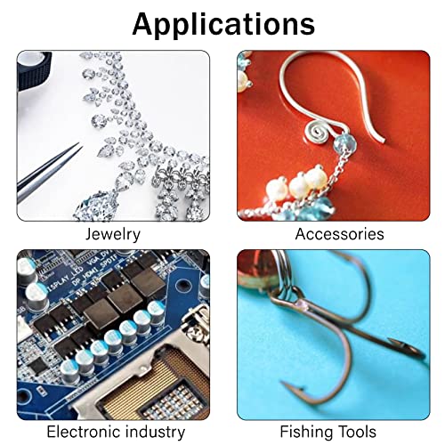 MENFENG Jewellery Pliers Set, 3pce Jewellery Making Pliers Tools with Needle Nose/Chain Nose/Wire Cutters Pliers, Used for Jewellery Repair, hand