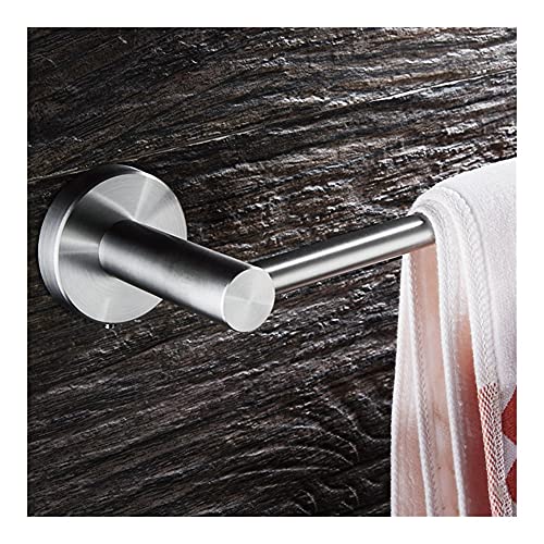 HIGOH Towel Rack Towel Bar Towel Bars Stainless Steel Towel Rack, Wall-Mounted Bathroom Towel Holders, Single Rail Bath Storage Shelf Bathroom Ac