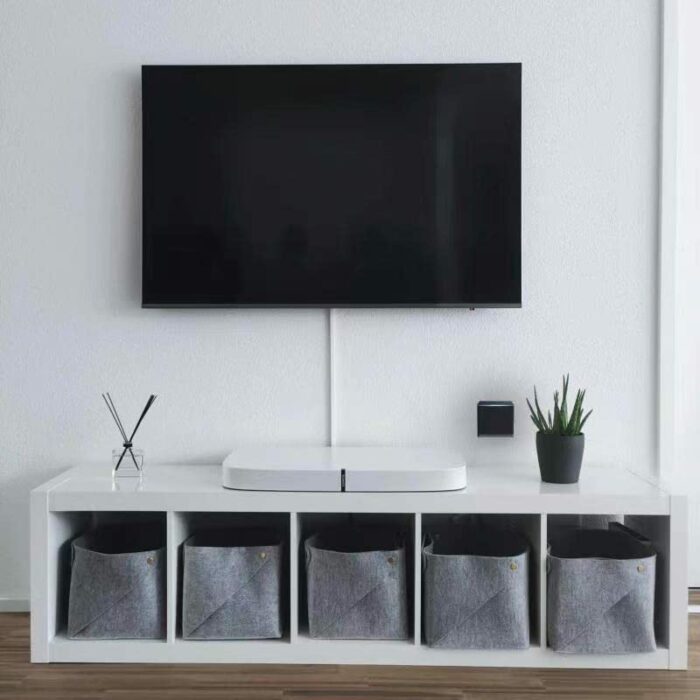 shinar Metal TV Cube Wall Mount for Fits 1st & 2nd Gen and New 3rd Gen TV Cube Wall Mount Save Space