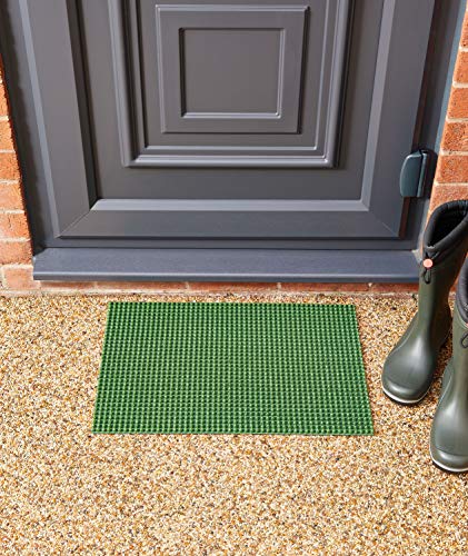 MUD STOPPER Mossley Doormat | Tough 100% Polyethylene Dirt-Grabbing Fingers | Ideal for Outdoor Use | Heavy Duty | Shoes Scraper | Waterproof | N