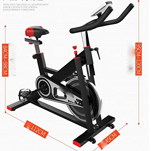 N/A Indoor Cycling Bike Home Fitness Bike LED Display Self Generation Sport Exercise Bicycle Spinning Aerobic Fitness Equipment (Color : White)