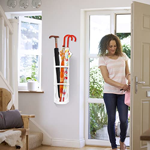 Begona Umbrella Stand Holder Indoor Umbrella Rack Hallway Wall-Mounted Umbrella Stand with Drip Tray, Umbrella Storage Fit For Long/Short Umbrell