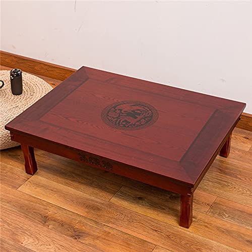 JYDQM Rectangle Table Legs Foldable Living Room Retro Table for Dining Traditional Folding Table