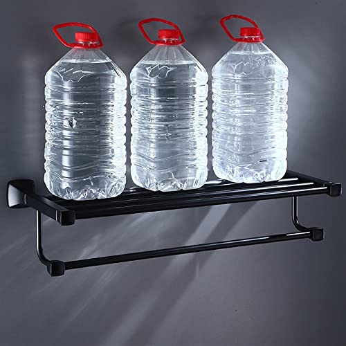 HIGOH Towel Racks,Bathroom Towel Rack Wall Mounted Towel Holder,Towel Rack,Wall-Mounted Alumitowel Holder,Round Design Bathroom Accessories Bath