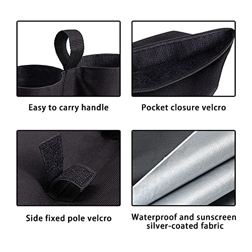 Gazebo Sand Weight Bags, Gazebo Weights, Industrial Grade Heavy Duty Double-Stitched Sand Weight Bags for Pop up Canopy Tent Sun Shades & Pop Up