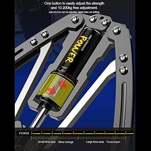 OVERPASSING Adjustable Torsion Arm Fitness Machine, Hydraulic Power Exerciser, Home Chest Expander, Biceps, Abdomen, Shoulder And Chest Muscle St