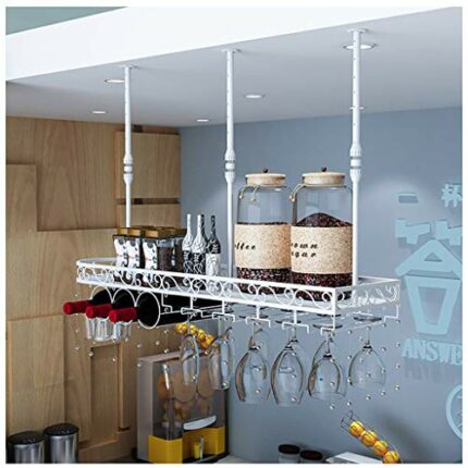 Stylish Simplicity Wine Glass Holder Simple Modern Creative Hanger Decoration Goblet Holder Glass Wine Glass Holder Adjustable Height Kitchen Flo