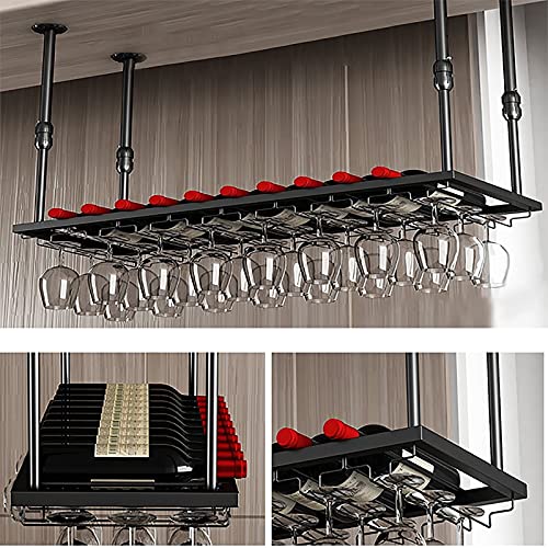 EYLINK Wine Rack Hanging Wine Glass Rack, Wine Rack Free Standing, Wine Rack Home Cookware, Dining Bar Supplies, Wall Wine Rack, For Storage Wine