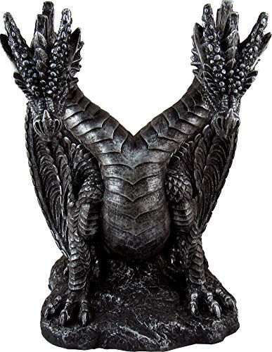 Outstanding Fantasy Wine Bottle Holder Figure - Home Decor Sculpture Decoration with Amazing Detail - Decorative Drinks Rack - Gothic Polyresin S