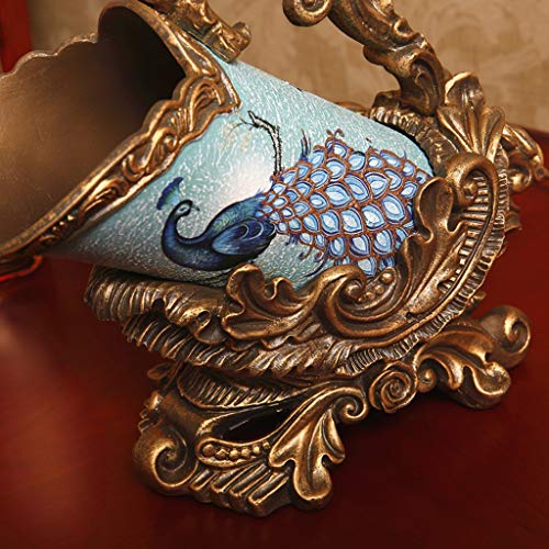 MGWYE Gift ideas European style living room TV cabinet wine cabinet home craft decorations wine rack ornaments American