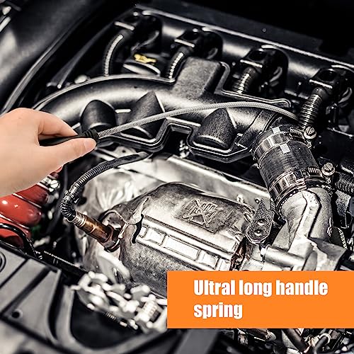 RosewineC 60 CM Flexible Pick Up Tool, Strong Magnetic Pipe Tool with 500mm Flexible Gooseneck, Portable Magnet Handheld Tool for Picking Up Smal