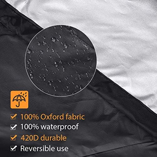 DOOGDOOG Eggs Swing Chair Cover,Patio Hanging Chair Cover Swing Seat Patio Cocoon Chair Garden Furniture Protective Cover with Zipper(H200x120cm)