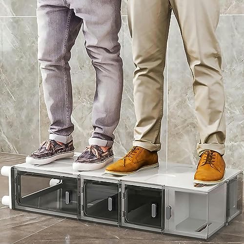 Narrow Bathroom Floor Cabinet, Slim Toilet Storage Cabinet Storage Tower with Clear Drawers and Casters, Sturdy Narrow Dresser Tower for Bathroom