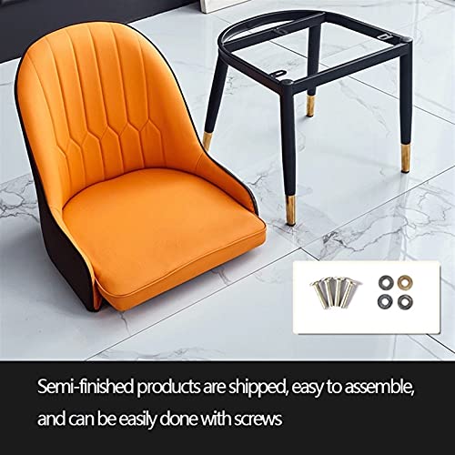 Kitchen Dining Room Furniture Chairs Kitchen Dining Chairs Set Of 4 Modern PU Leather High Back Soft Seat Living Room Chairs Water Proof Leather