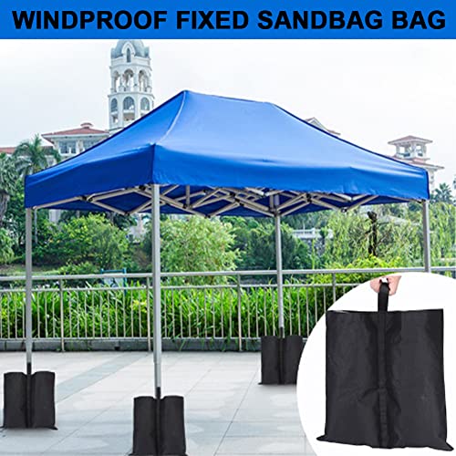 TSLBW Set of 4 Gazebo Sand Weights Bags 800D Heavy Duty Double-Stitched Sand Weight Bags SandBags Weights for Pop up Canopy Tent, Patio Umbrella,