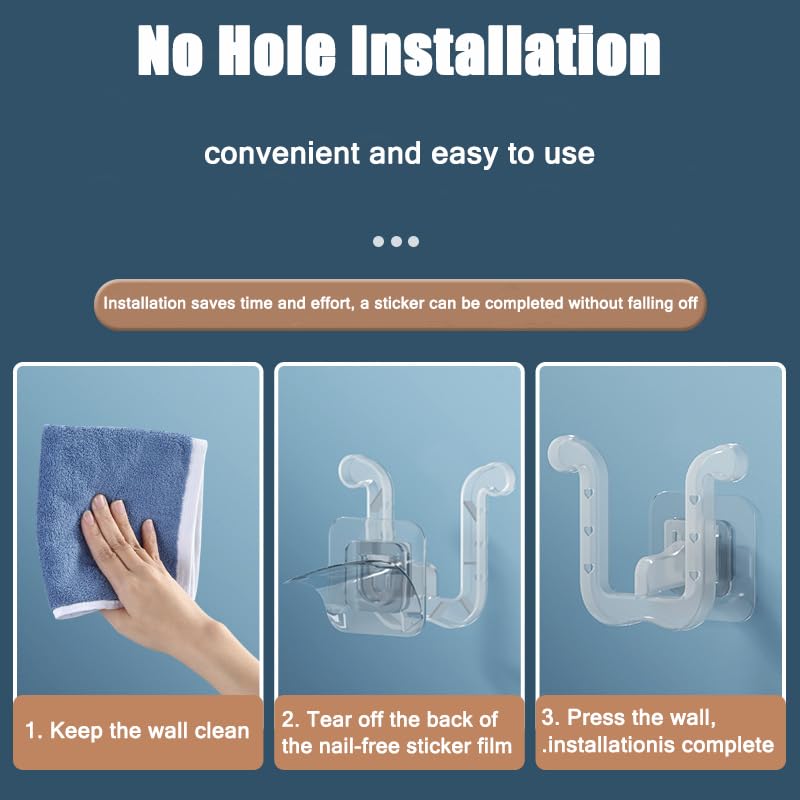 Braleto 10 Pcs Slipper holder, Wall Mounted Door Slippers Organizer Self Adhesive Slipper holder Multifunctional Slippers Organizer for Bathroom