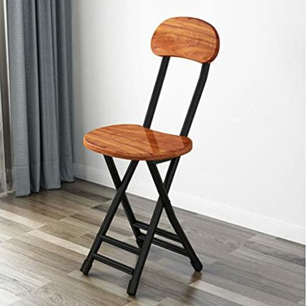 WALNUT Collapsible Dining Room Chairs Home Furniture Chairs For Kitchen Modern Simplicity Nordic Kitchen Stool Student Portable Stool (Color : D)