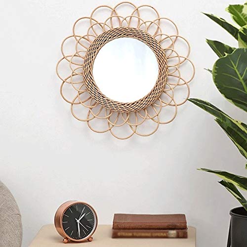 QUANJJ Hand-woven Wall ,Weave Flowers Decorative Balcony Bathroom Makeup Makeup and