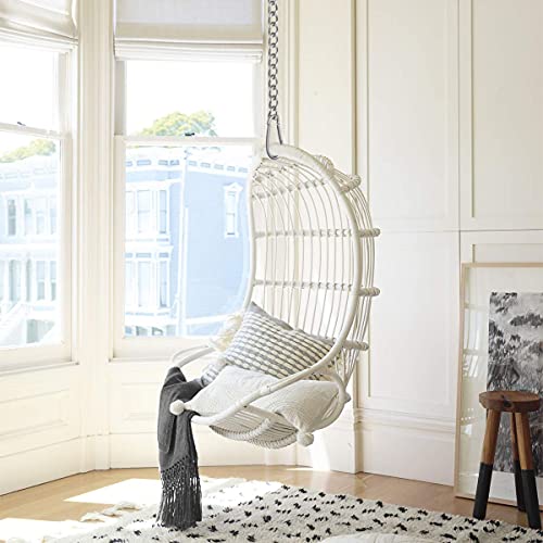 DISMBOON Hanging Chair Chain with Two Carabiners, 400KG Capacity Heavy Duty 304 Stainless Steel Extension Chain Kit for Swinging Chair Egg Chair