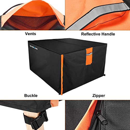 NEVERLAND Garden Furniture Covers Outdoor Dining set Covers Waterproof 300D Oxford Outdoor Patio Table Cover Large Garden Furniture Covers (125x1